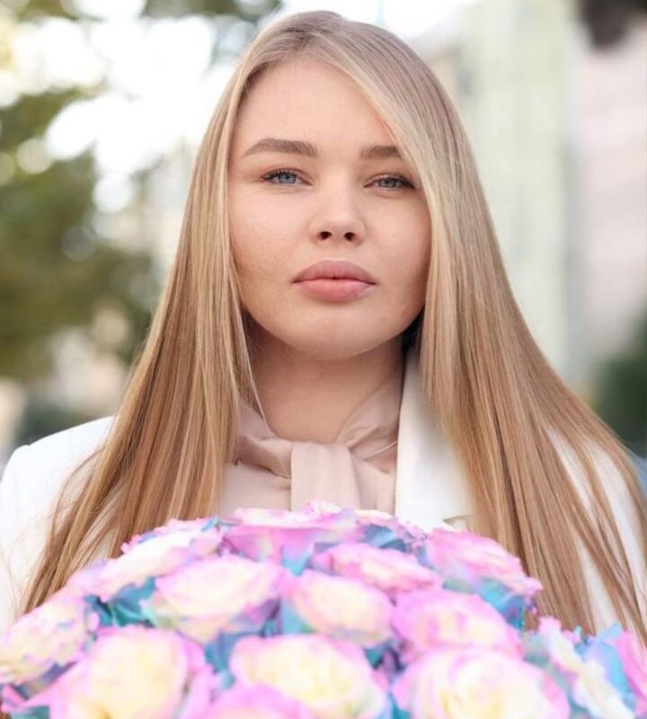 Bukiet róż “Bublegum 21 szt”