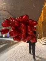 Zestaw 50 balonów w kształcie serca Poznań