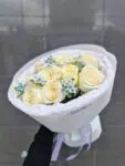 Bukiet róż z oksipetalumom Poznan