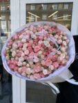 Bukiet z gałązkowej róży mix kolorów | Bukiet róż Poznań