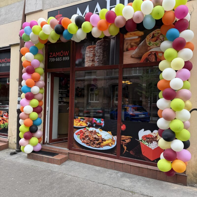 Dekoracja balonowa Poznań | Łuki i girlandy z balonów