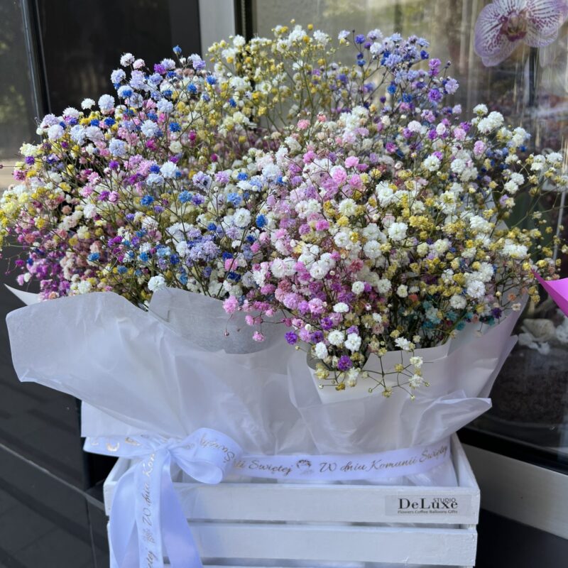 Box komunijny kwiaty żywe | Kwiaty na komunię Poznań