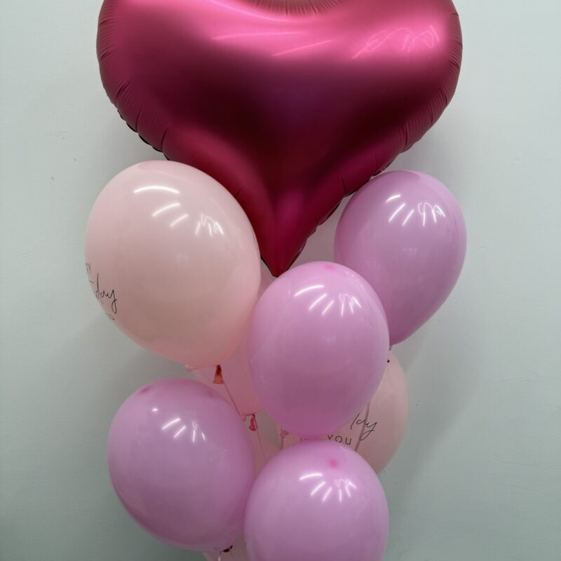 Zestaw balonów serca