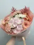 Bukiet pastelowy z hortensją