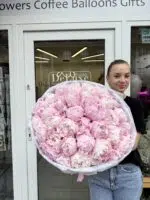 Bukiet z 33 piwonii Pillow Talk | Piwonie Poznań